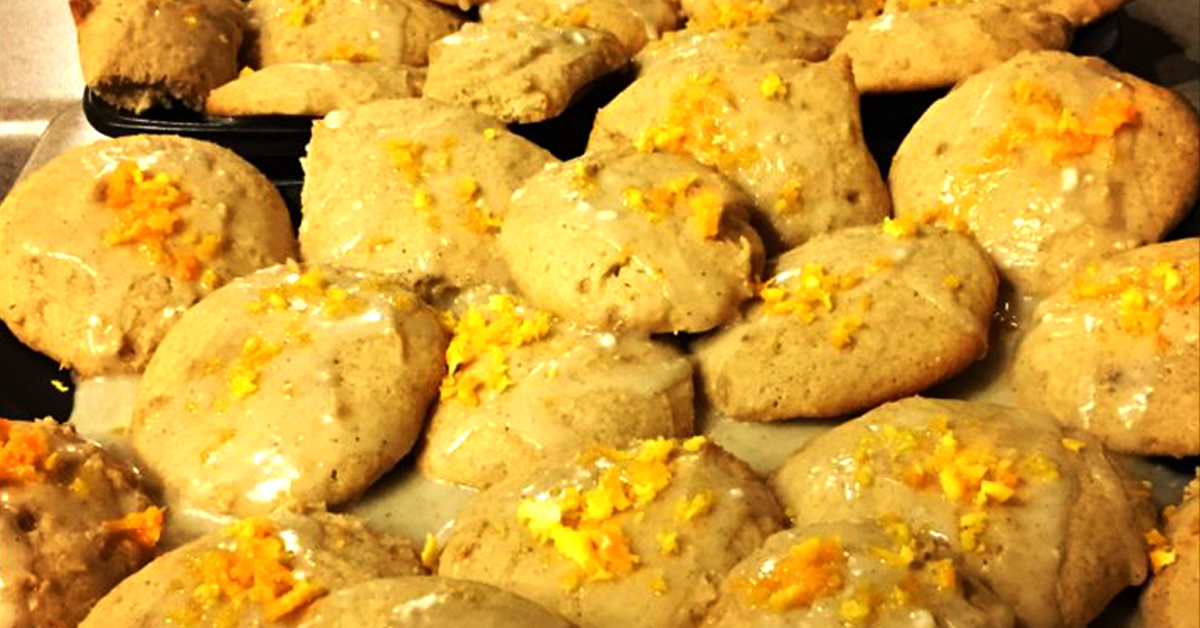 Soft Orange Cardamom Cookies