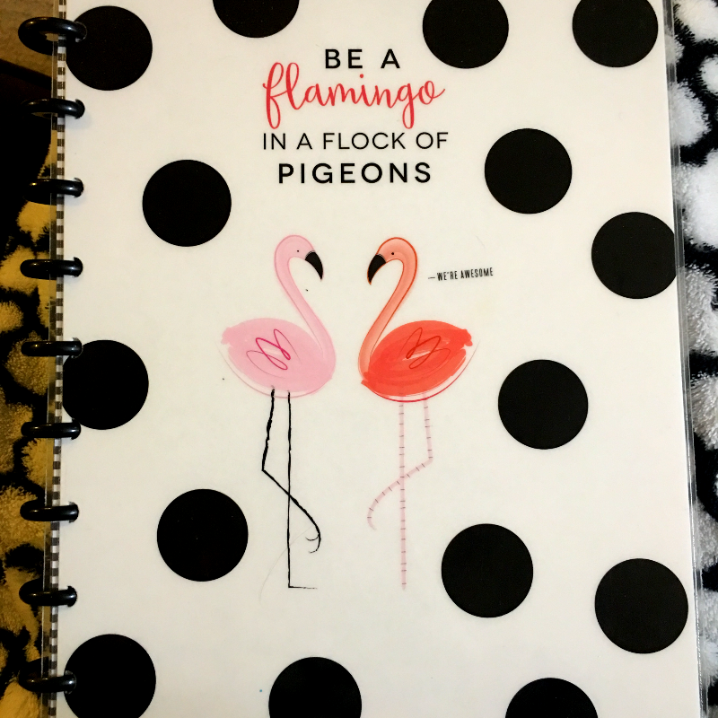 flamingo journal cover