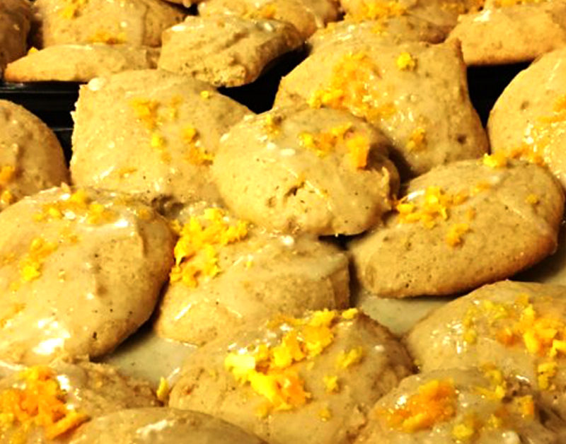 Soft Orange Cardamom Cookies